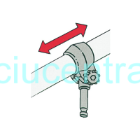 Plastikinis irklo laikiklis Plastikinis irklo laikiklis